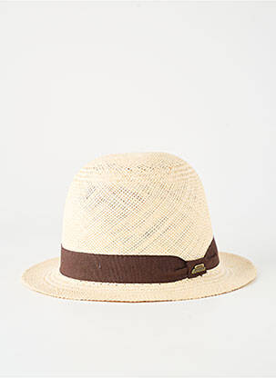 Skrybėlė šiaudinio skrybėlės forma rudas PANAMA HAT moteris