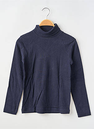 Pusiaučiai centrinė iškirptė ilgos rankovės mėlyna PETIT BATEAU vaikas