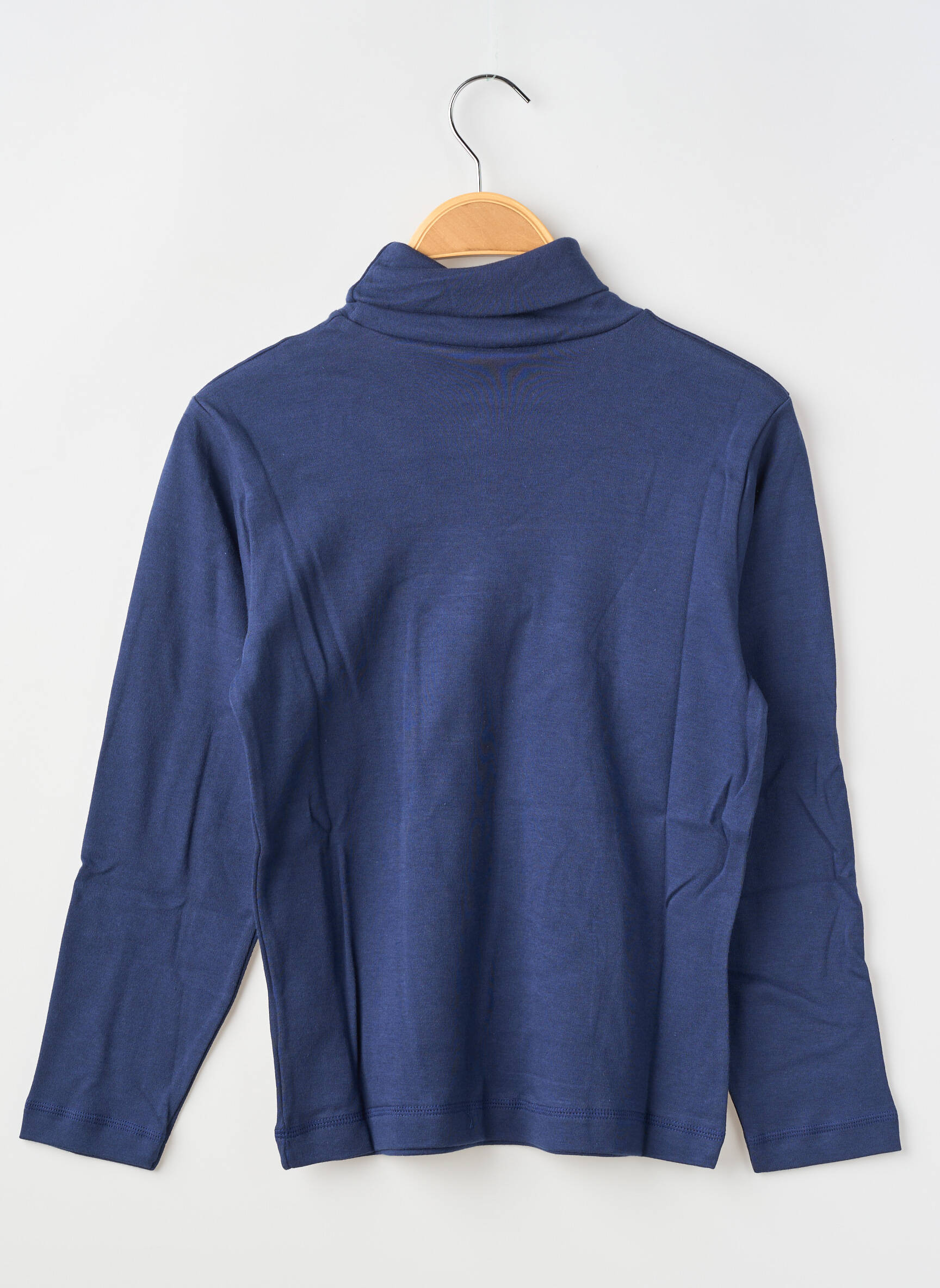 Pusiaučiai centrinė iškirptė ilgos rankovės mėlyna PETIT BATEAU vaikas