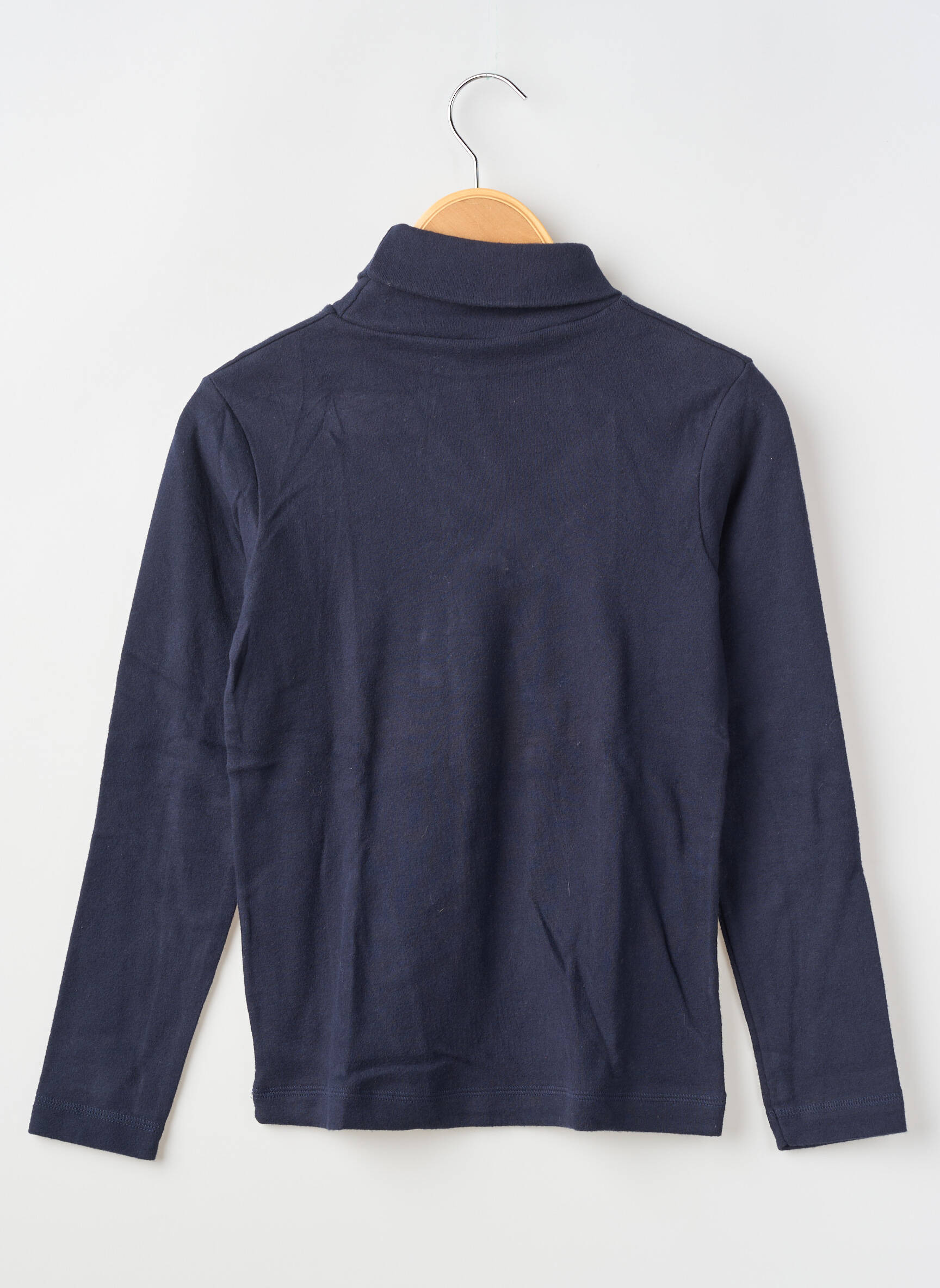 Pusiaučiai centrinė iškirptė ilgos rankovės mėlyna PETIT BATEAU vaikas