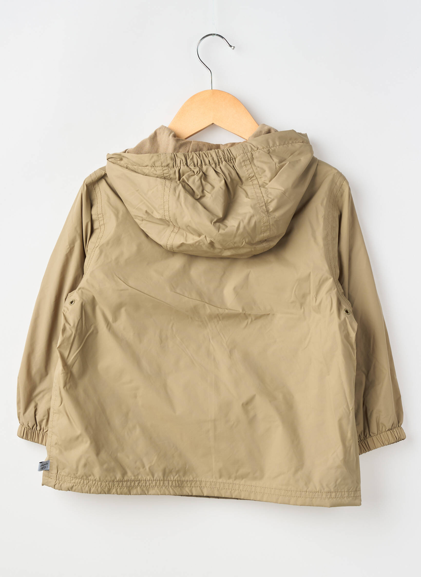 Vėjo nepraleidėjas apvalus kaklas su gobtuvu žalias PETIT BATEAU berniukas