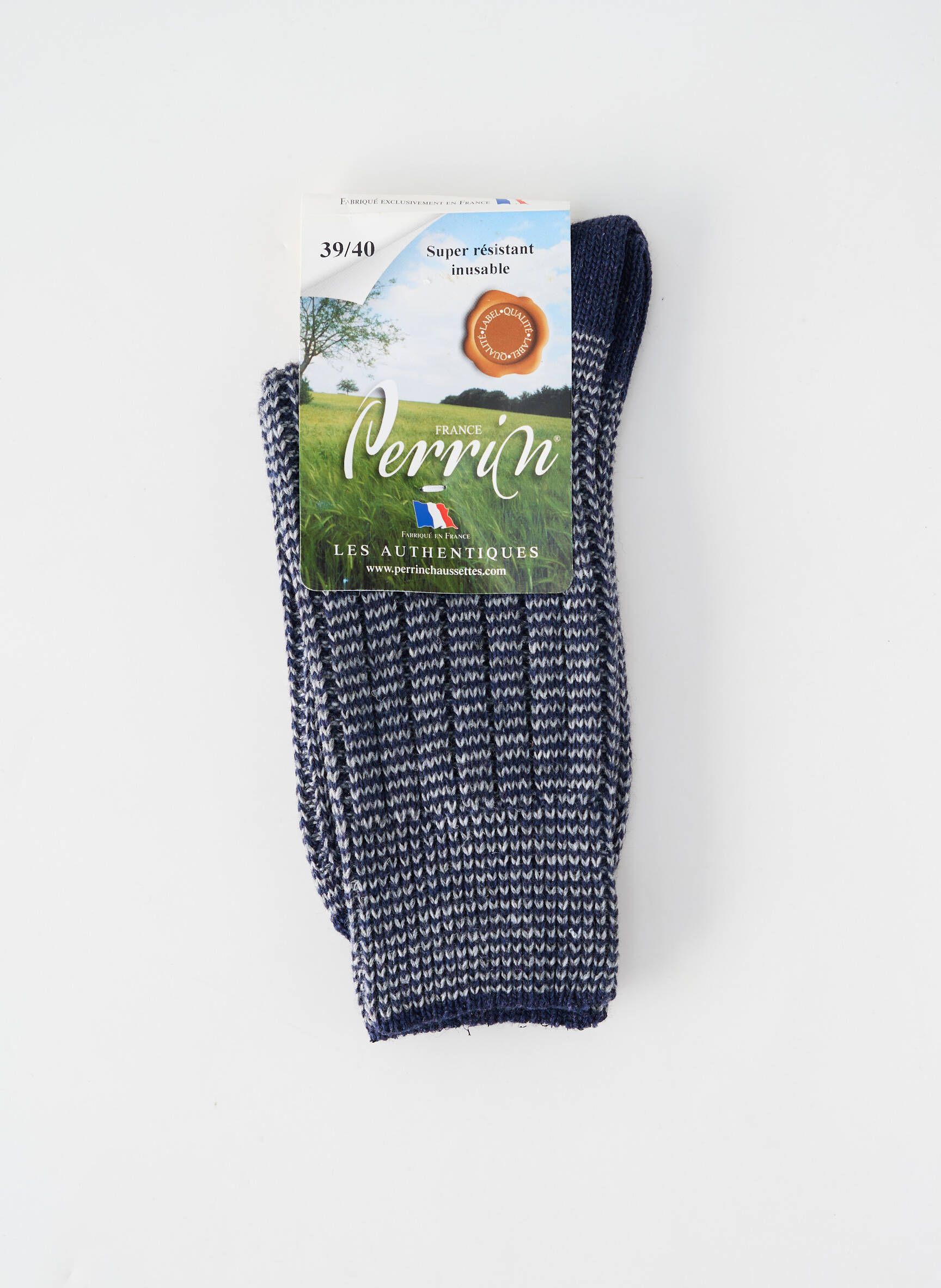 Kojinės tamprumas mėlyna PERRIN vyras