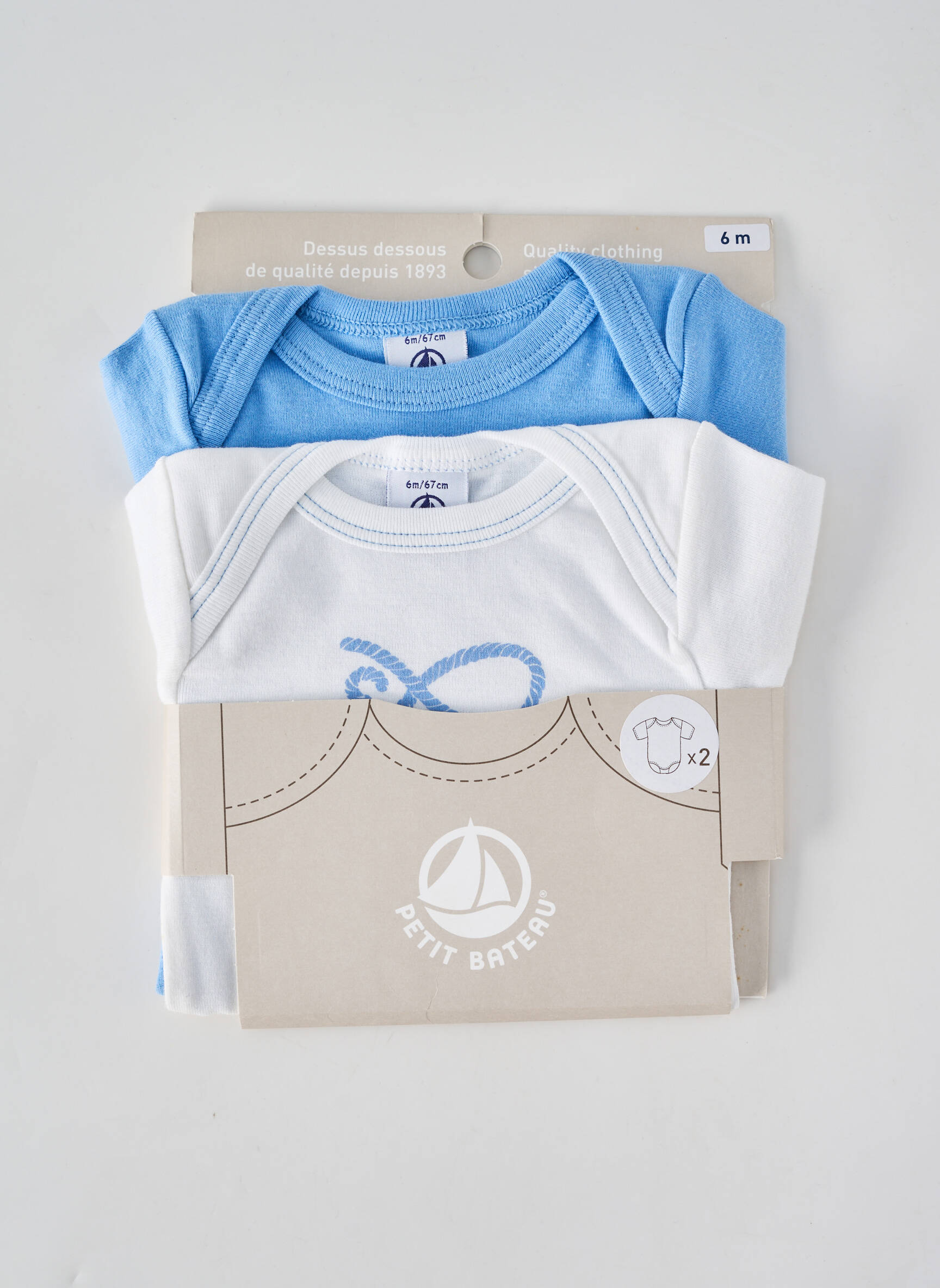 Kūno apatiniai tamprumas mėlyna PETIT BATEAU vaikas