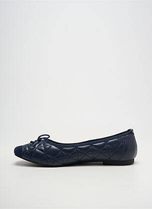 Balerinos apvalus mygtukas plokščias kulnas iki 3 cm mėlyna PRETTY SHOES moteris