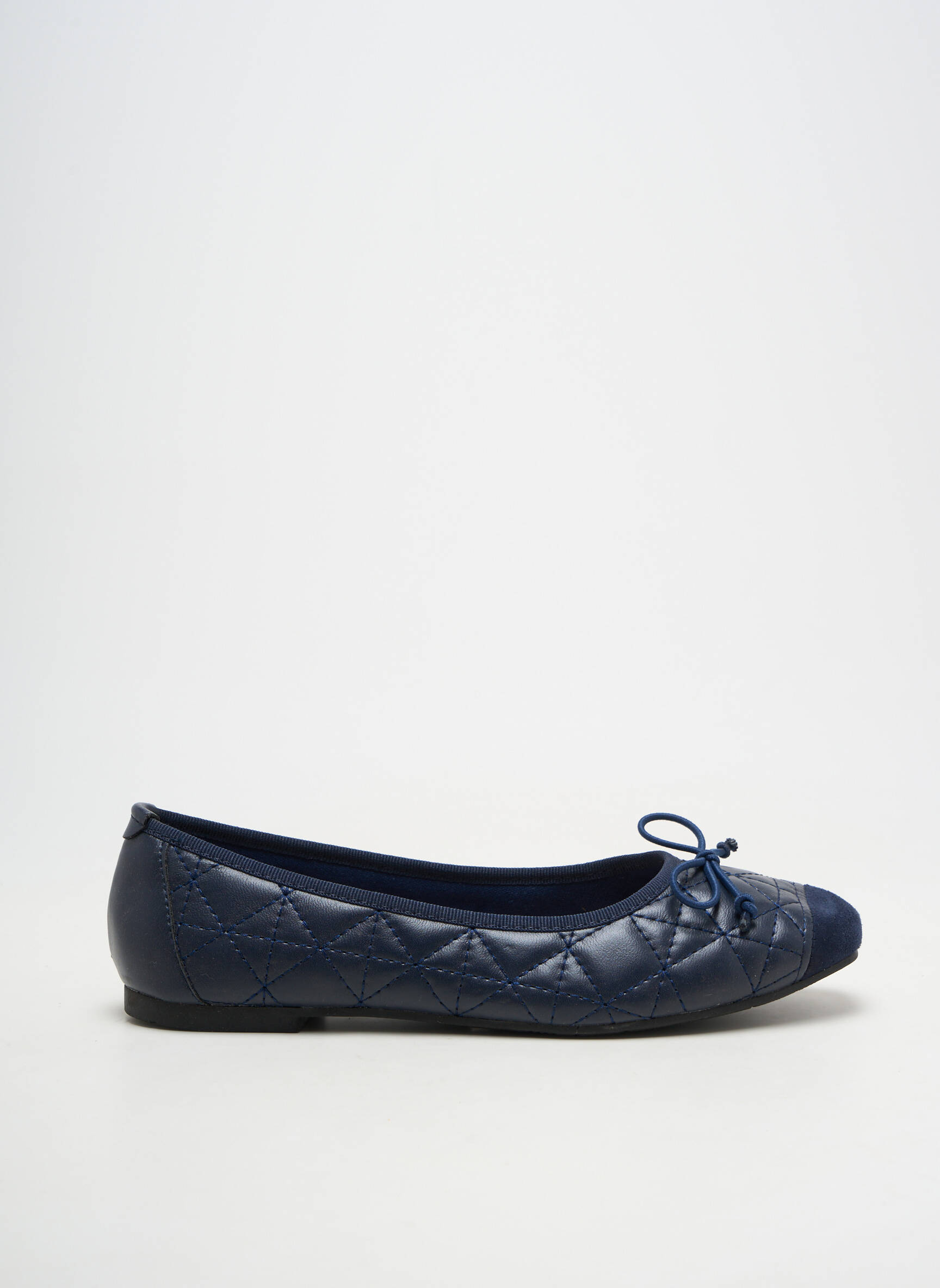 Balerinos apvalus mygtukas plokščias kulnas iki 3 cm mėlyna PRETTY SHOES moteris