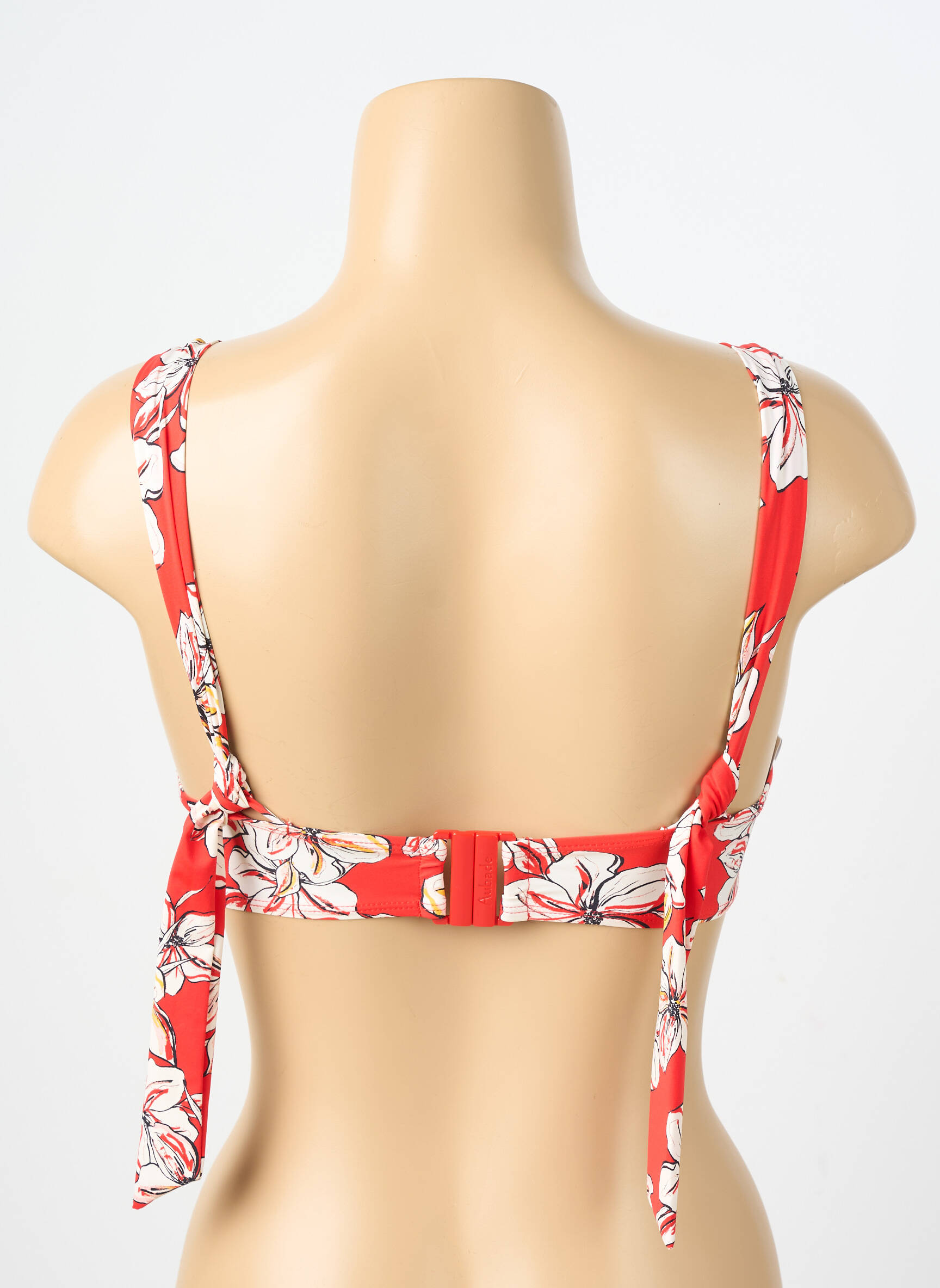 Maudymosi viršūnė formuojantis liemenėlė su aukštu palaikymu formuojantis liemenėlė su aukštu palaikymu oranžinė AUBADE moteris