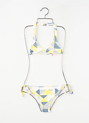 Dvivietis maudymosi kostiumėlis tamprumas pilka BEACHWEAR mergina