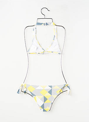 Dvivietis maudymosi kostiumėlis tamprumas pilka BEACHWEAR mergina