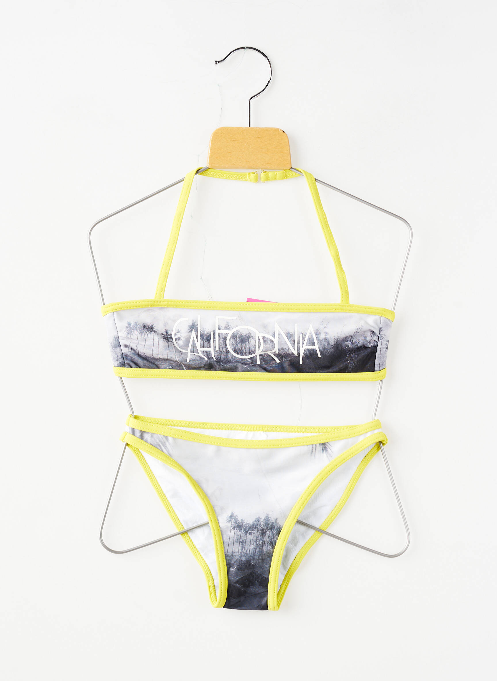 Dvivietis maudymosi kostiumėlis tamprumas pilka BEACHWEAR mergina