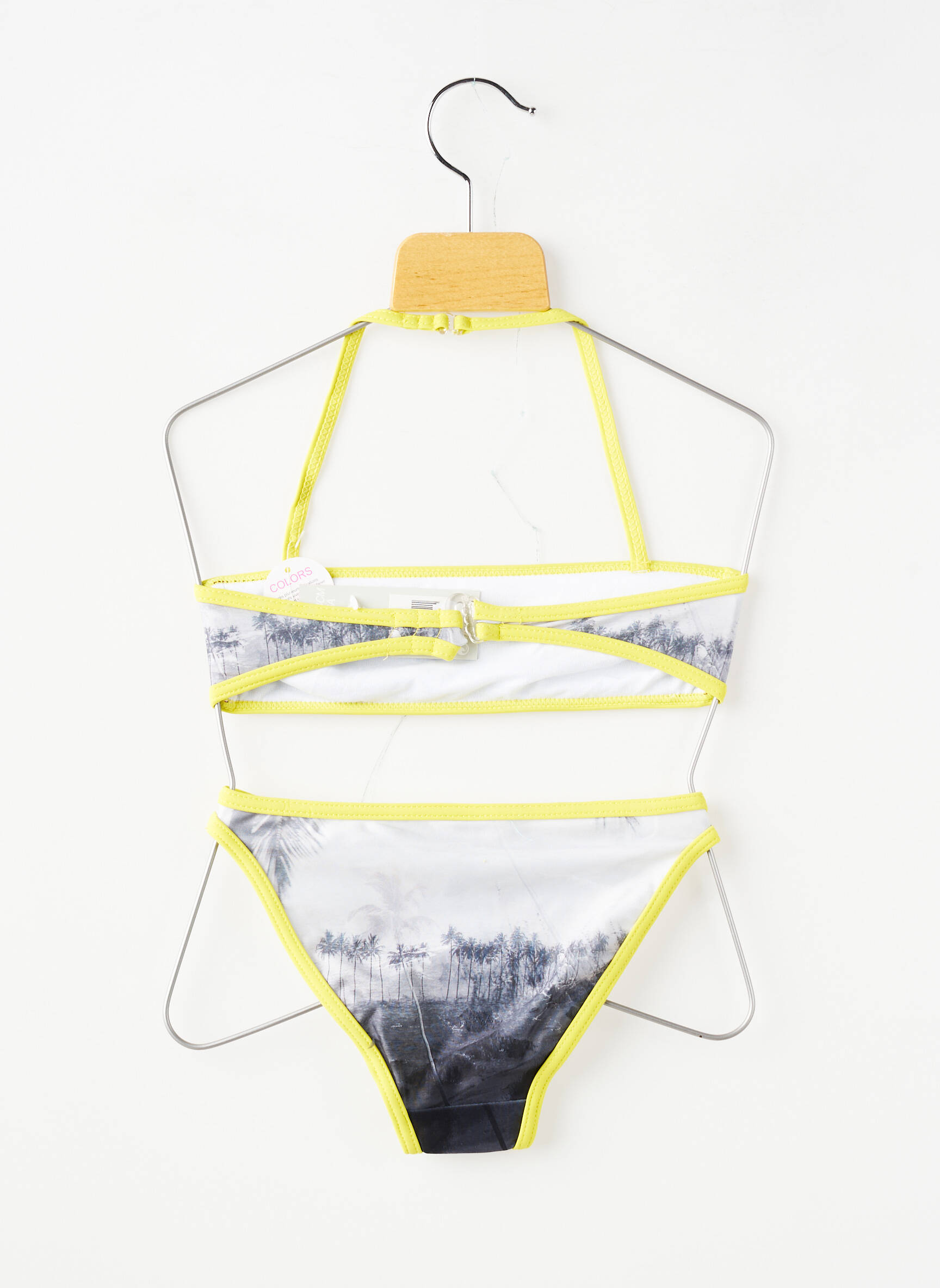 Dvivietis maudymosi kostiumėlis tamprumas pilka BEACHWEAR mergina