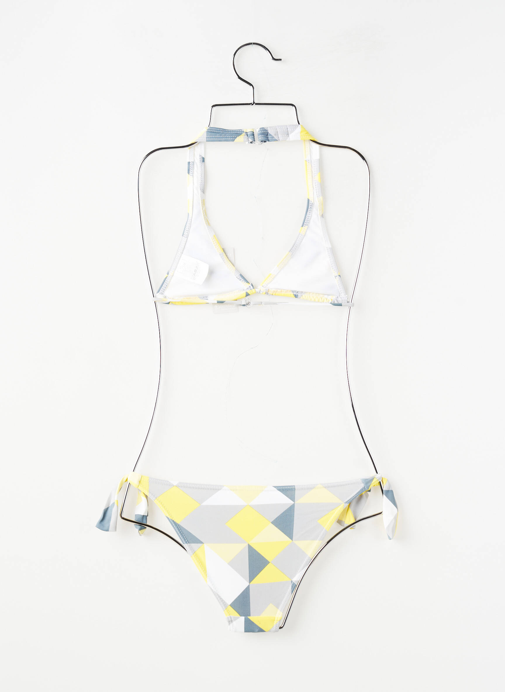 Dvivietis maudymosi kostiumėlis tamprumas pilka BEACHWEAR mergina