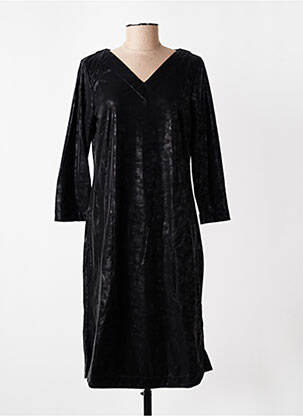 Pusilgių suknelė ilgos rankovės ilgos rankovės juodas COUTURIST moteris
