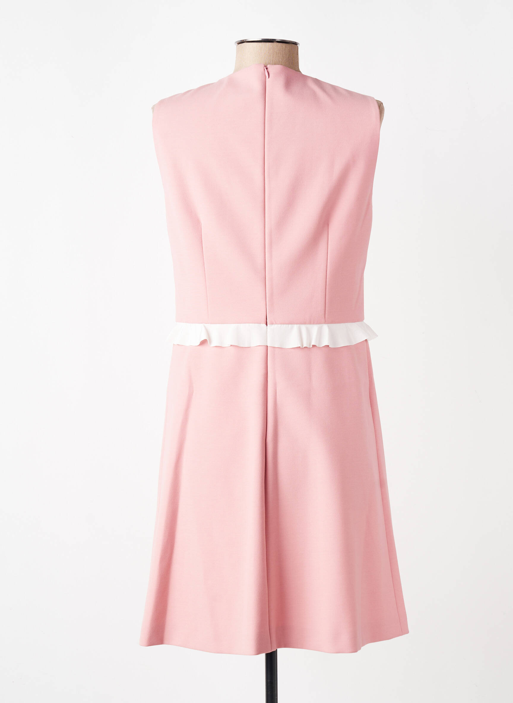 Pusilgių suknelė be rankų be rankų rožinė RED VALENTINO moteris