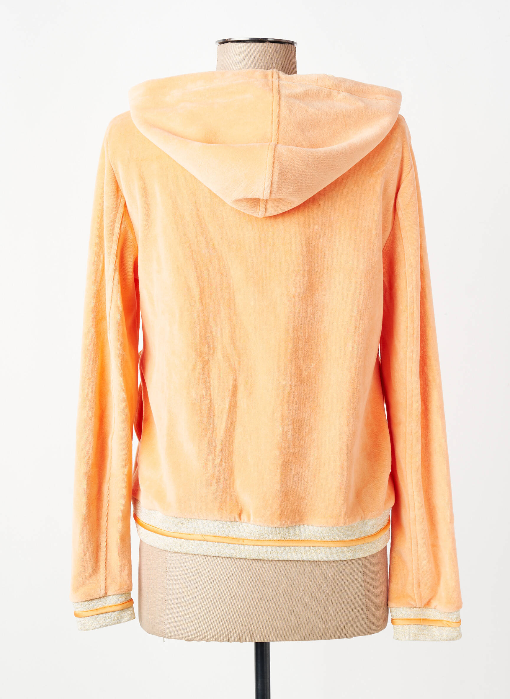 Kasdienis švarkas apvalus kaklas oranžinė VITAMIA LOUNGEWEAR moteris