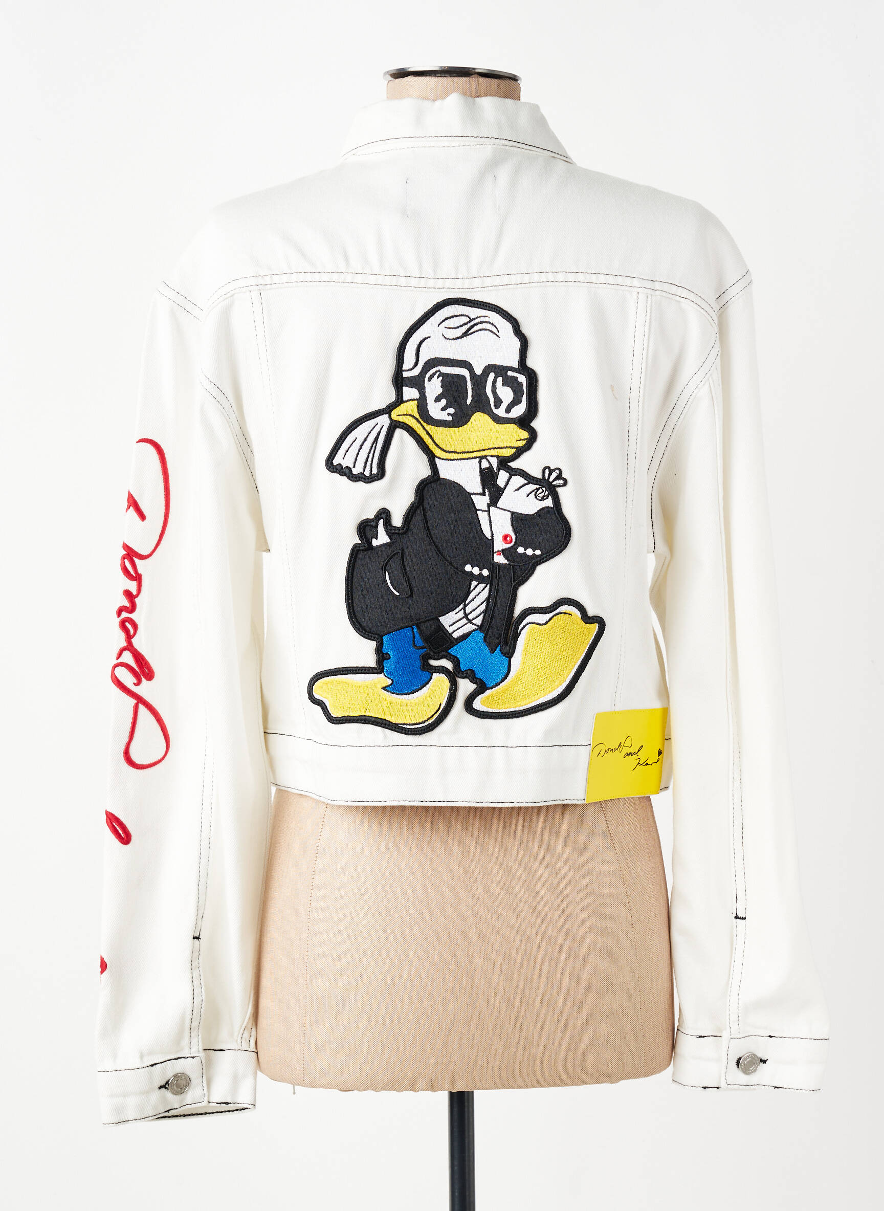 Kasdienis švarkas kišenės baltas DISNEY X KARL LAGERFIELD moteris
