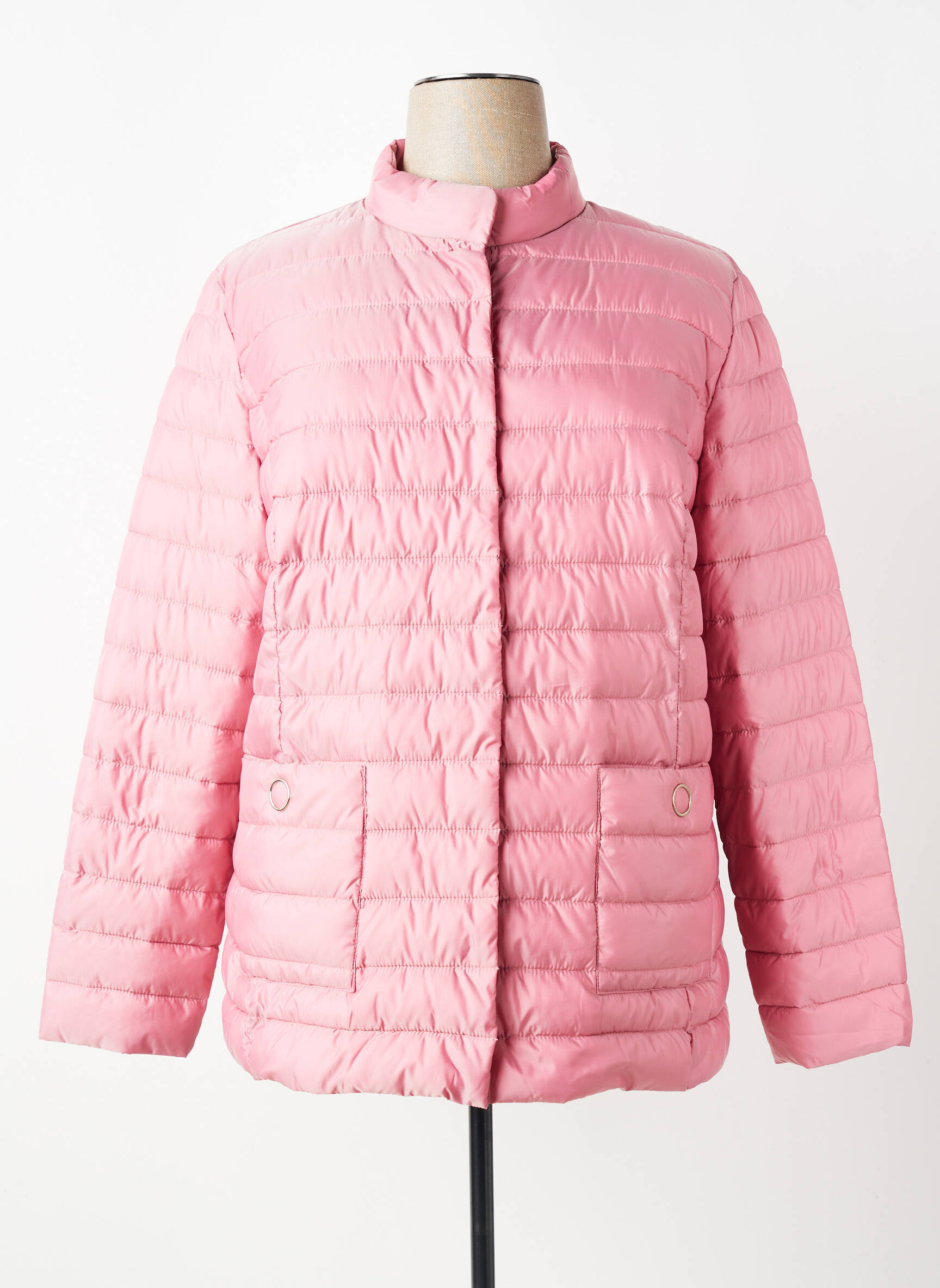 Pūkinė striukė ilgos rankovės be gobtuvų rožinė GERRY WEBER moteris