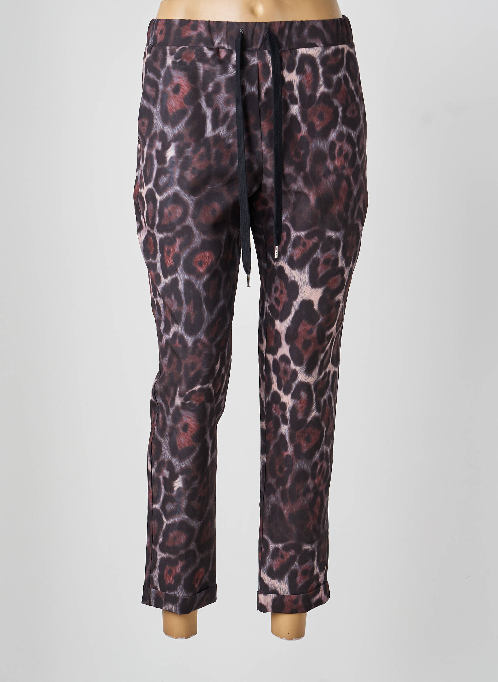 7/8 kelnės elastinė dydis rudas ACCESS FASHION moteris
