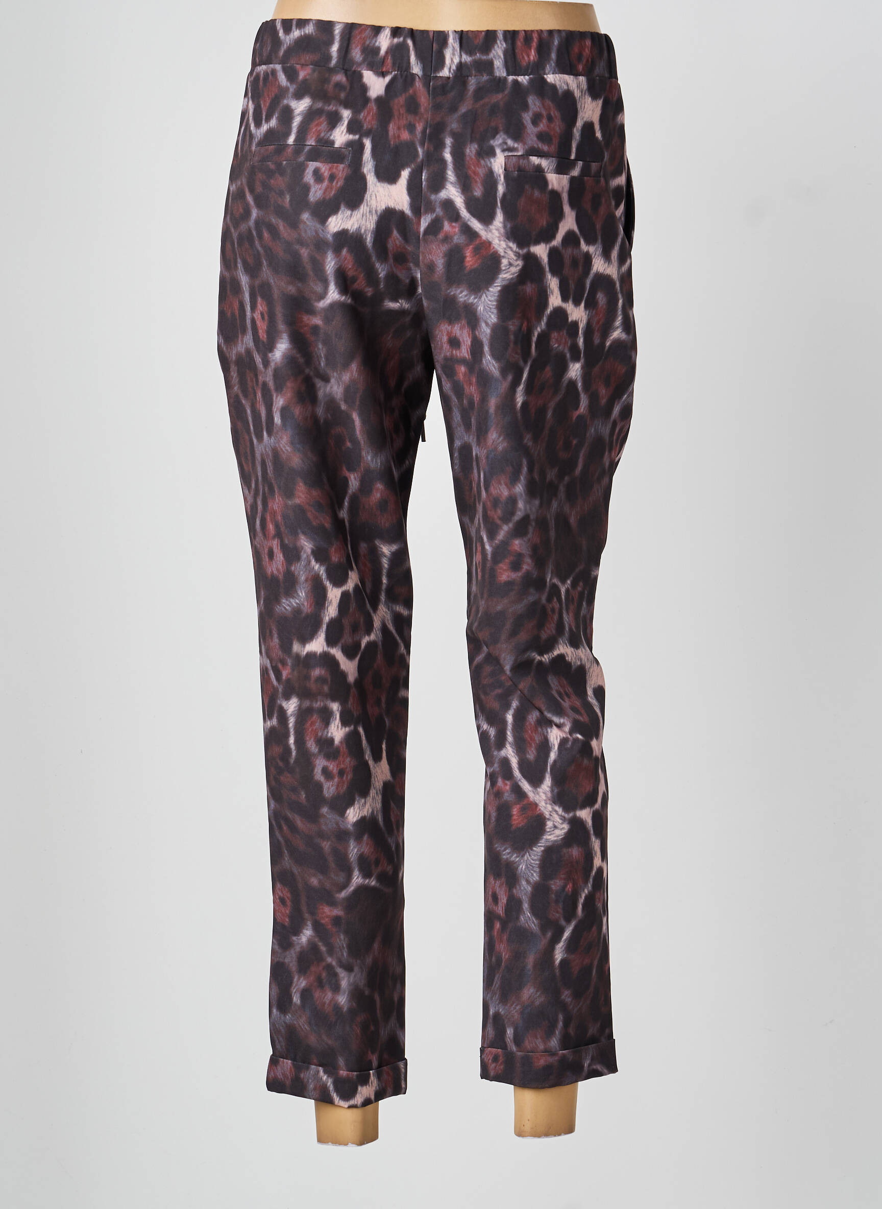 7/8 kelnės elastinė dydis rudas ACCESS FASHION moteris