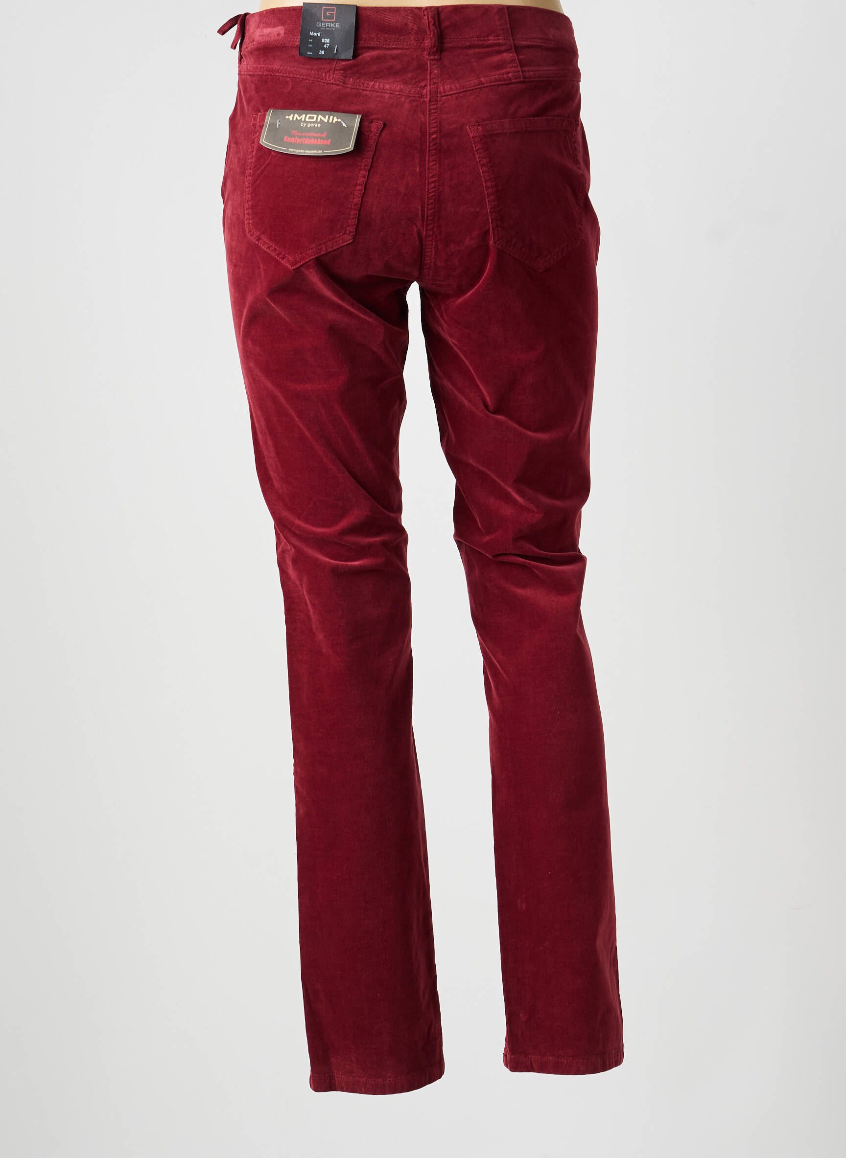 Lieknos kelnės tamprumas normala dydis raudona GERKE MY PANTS moteris