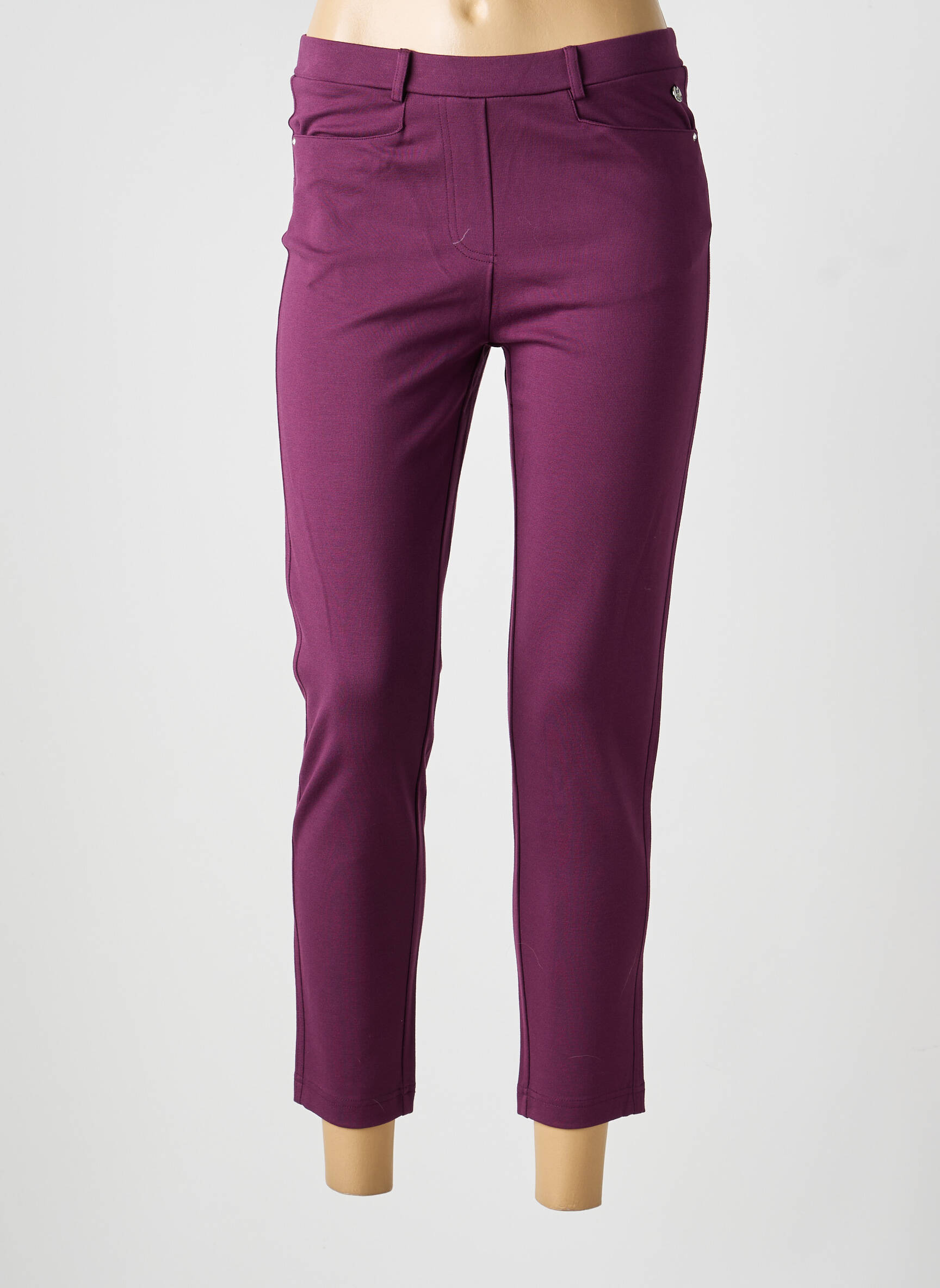 Jegging jersey audinys normala dydis violetinis JOY OF LIFE moteris
