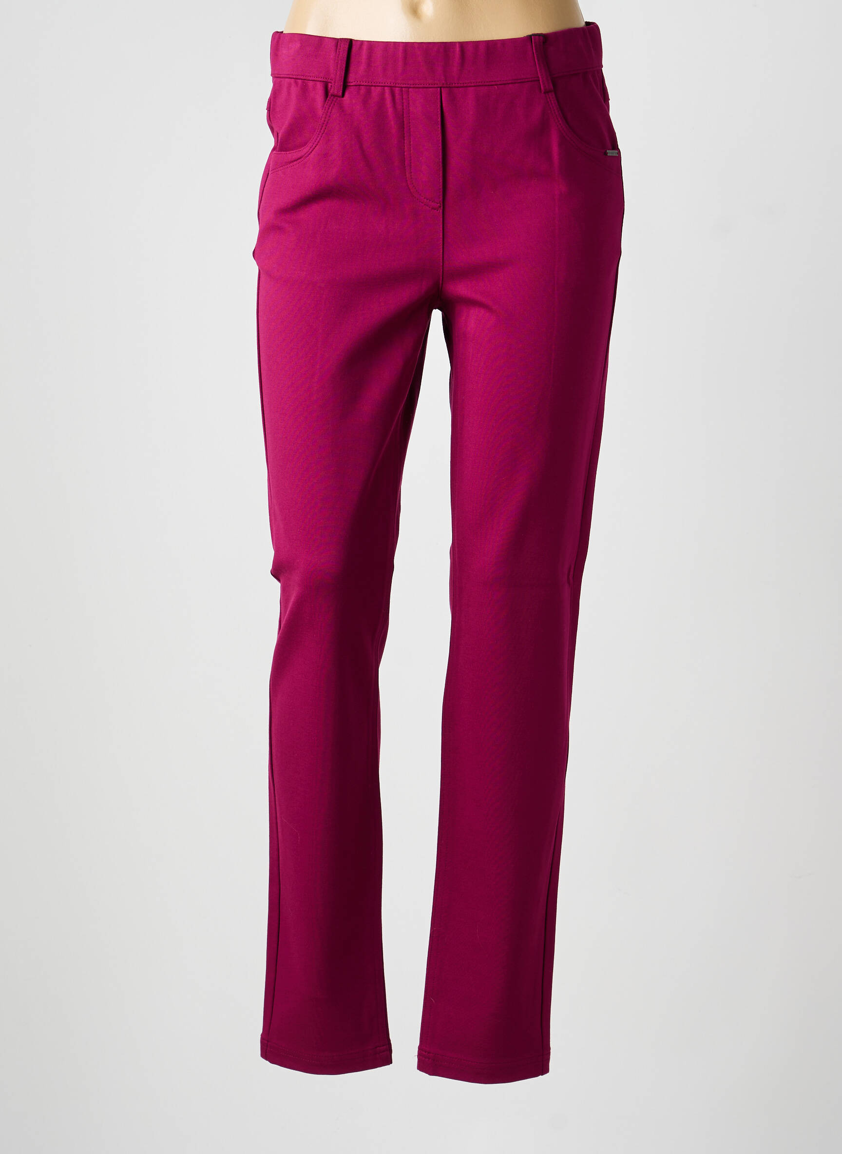 Jegging jersey audinys normala dydis violetinis BRANDTEX moteris
