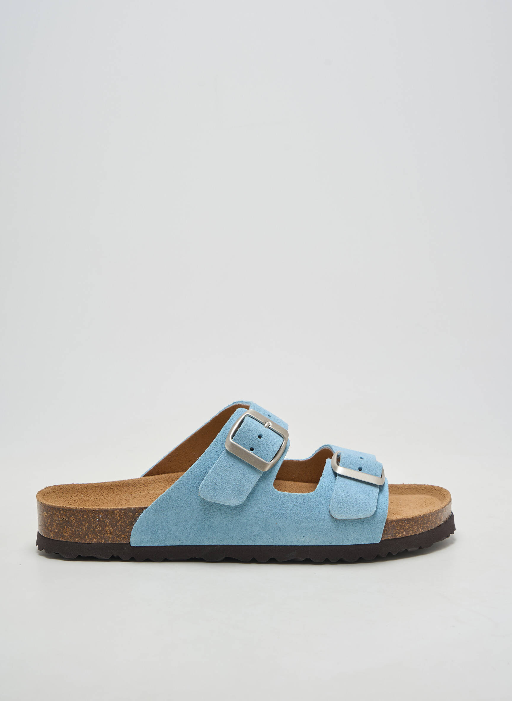 Mule/sabotai plokščias kulnas iki 3 cm mėlyna ANOTHER STEP moteris