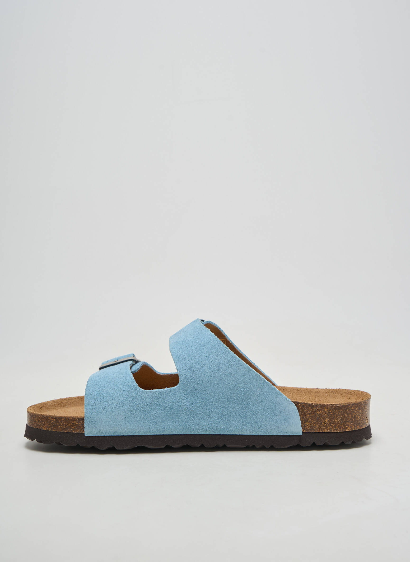 Mule/sabotai plokščias kulnas iki 3 cm mėlyna ANOTHER STEP moteris