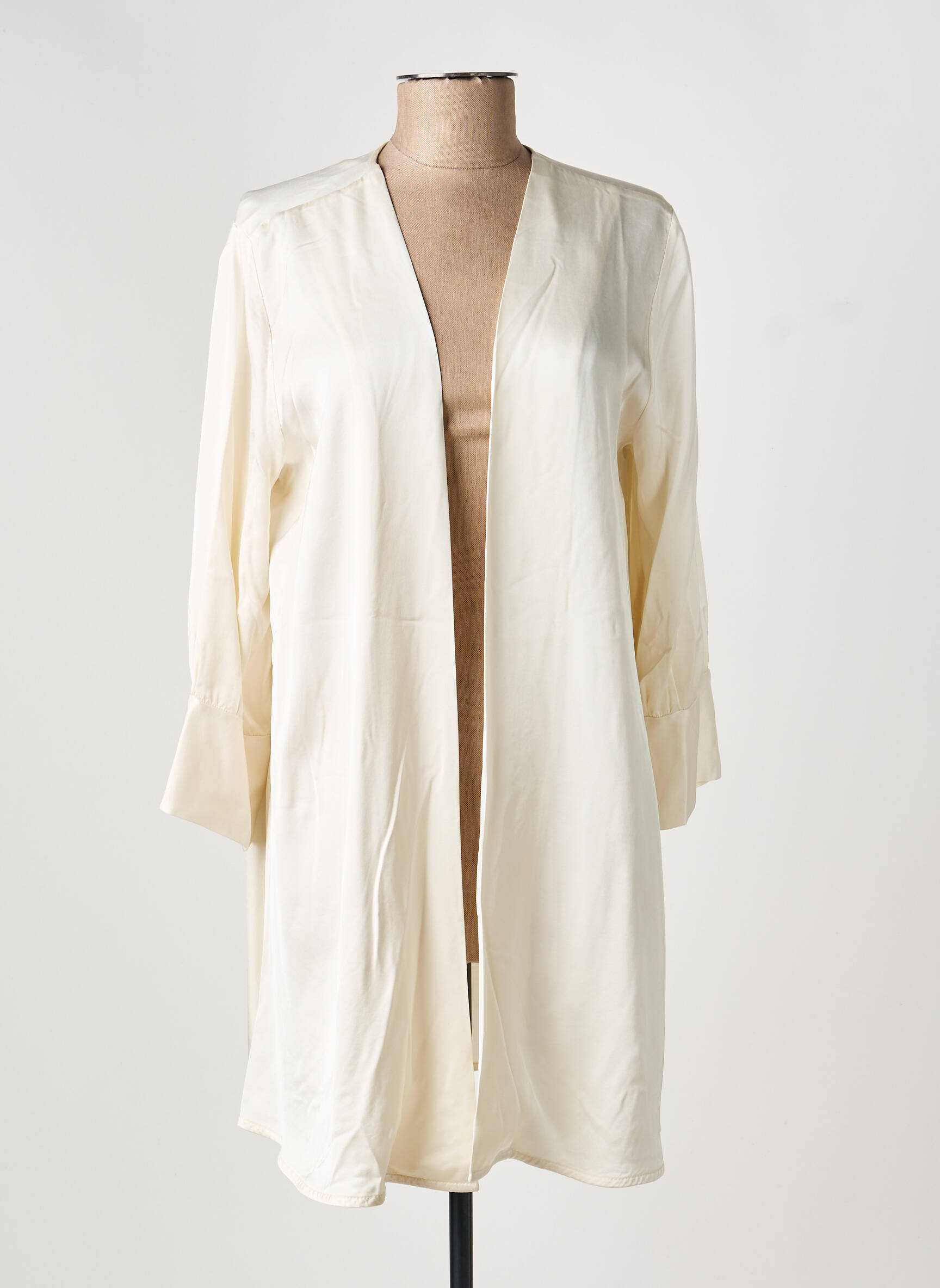 Kimono striukė col v baltas DIXIE moteris