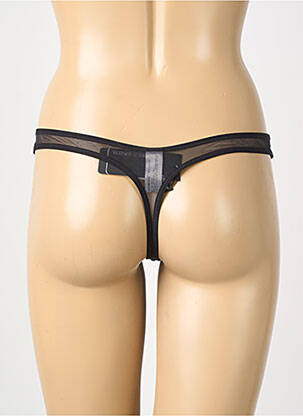 Tanga siuvinėjimas juodas ANDRES SARDA moteris