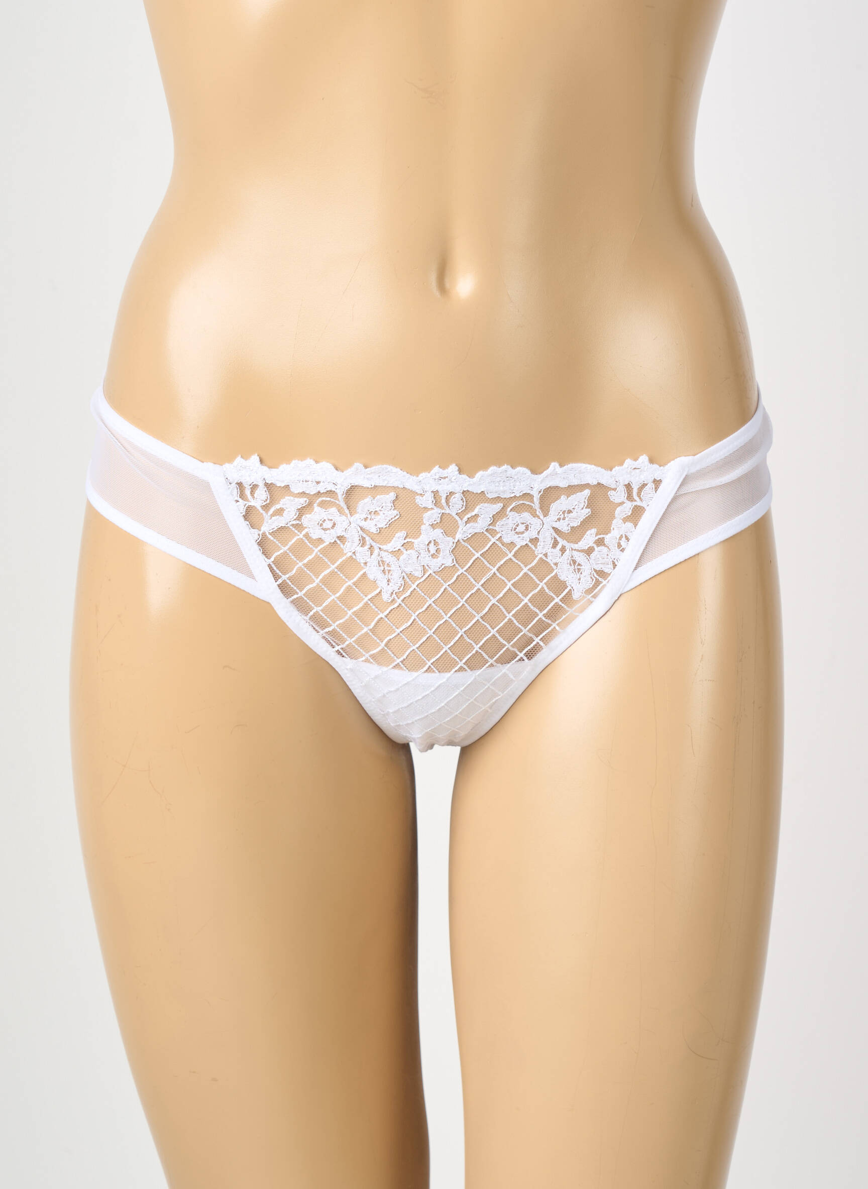 Tanga siuvinėjimas baltas ANDRES SARDA moteris