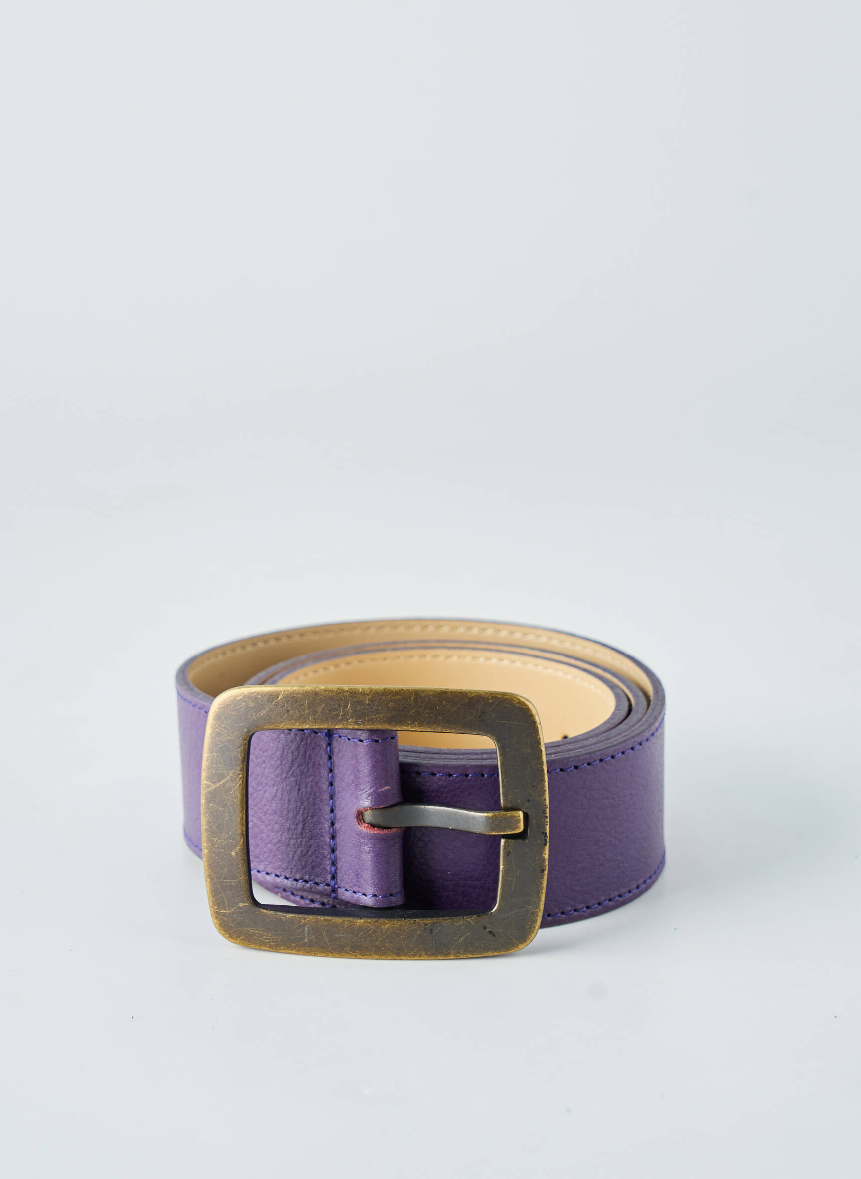 Diržas sustiprintos siūlės violetinis ATELIER BOWER moteris