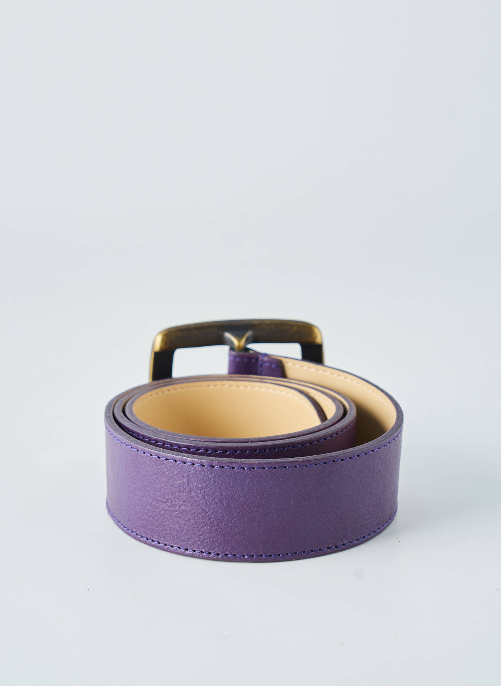 Diržas sustiprintos siūlės violetinis ATELIER BOWER moteris
