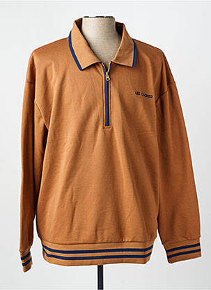 Megztinis polo apykaklė ilgos rankovės rudas LEE COOPER vyras