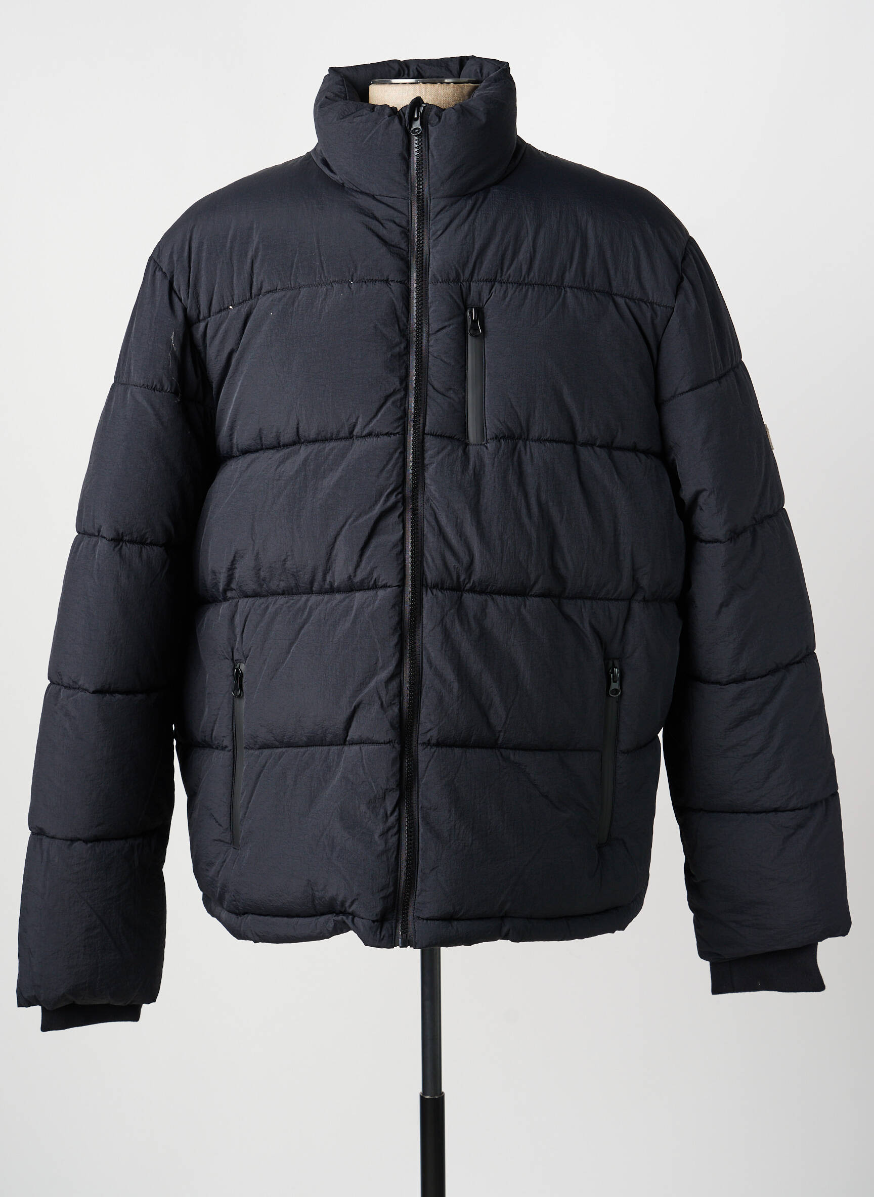 Pūkinė striukė ilgos rankovės be gobtuvų juodas LEE COOPER vyras