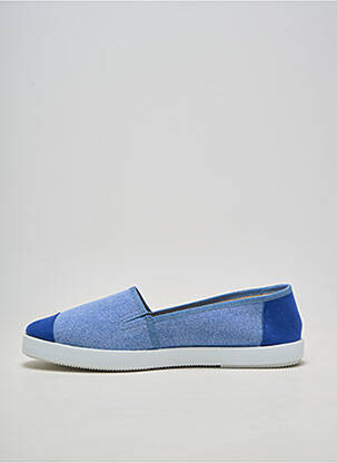 Espadrilės apvalus mygtukas plokščias kulnas iki 3 cm mėlyna HEINE moteris