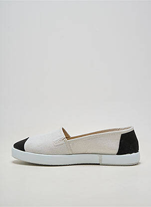 Slip-on batai apvalus mygtukas plokščias kulnas iki 3 cm baltas HEINE moteris
