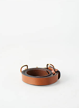 Diržas dirbtinės odos audimas rudas MASSIMO DUTTI moteris