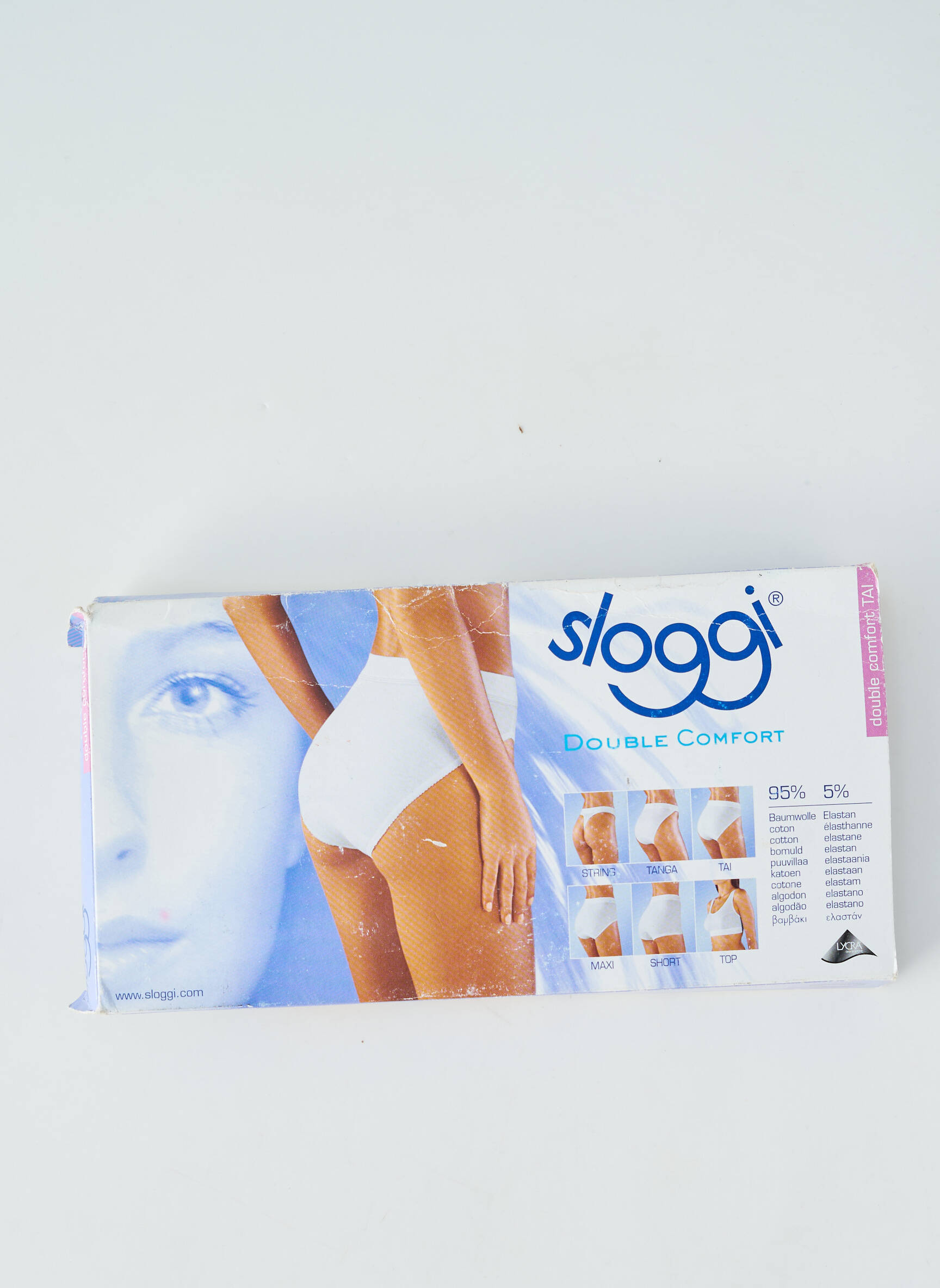Aukšta kelnaitė tamprumas baltas SLOGGI moteris
