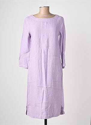 Pusilgių suknelė 3/4 rankovės 3/4 rankovės violetinis COUTURIST moteris
