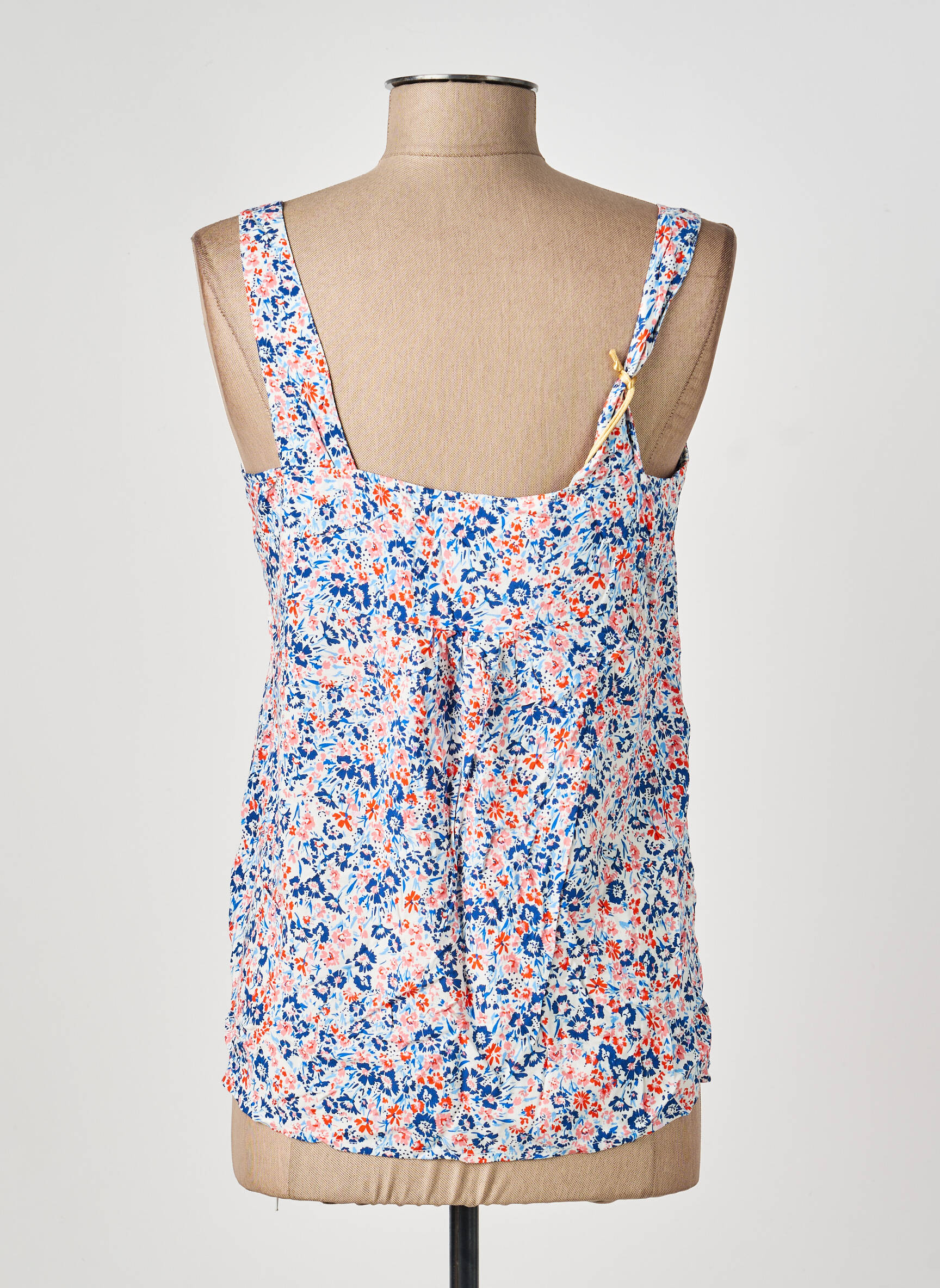 Viršūnė sklandi forma be rankų mėlyna DENIM &DRESS moteris