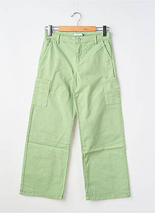 Tiesi kelnė uždarymas su užtrauktuku po mygtuku uždengimu žalias NAME IT mergina