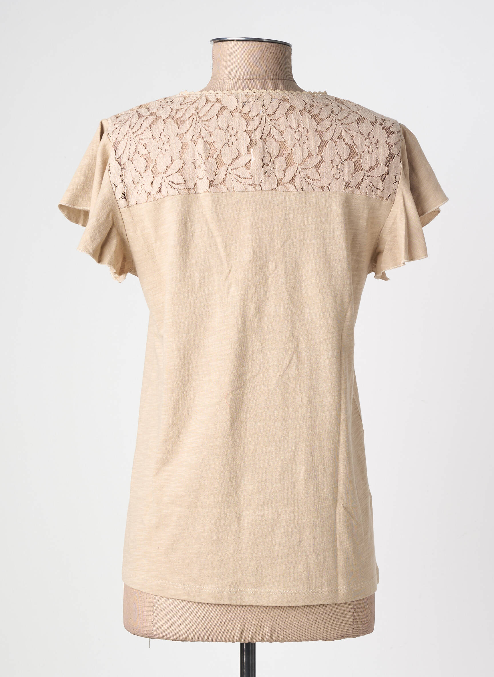 Viršūnė tamprumas trumpas rankovės bežinis AGATHE & LOUISE moteris