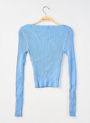 Megztinis bateau apykaklė ilgos rankovės mėlyna H&M moteris