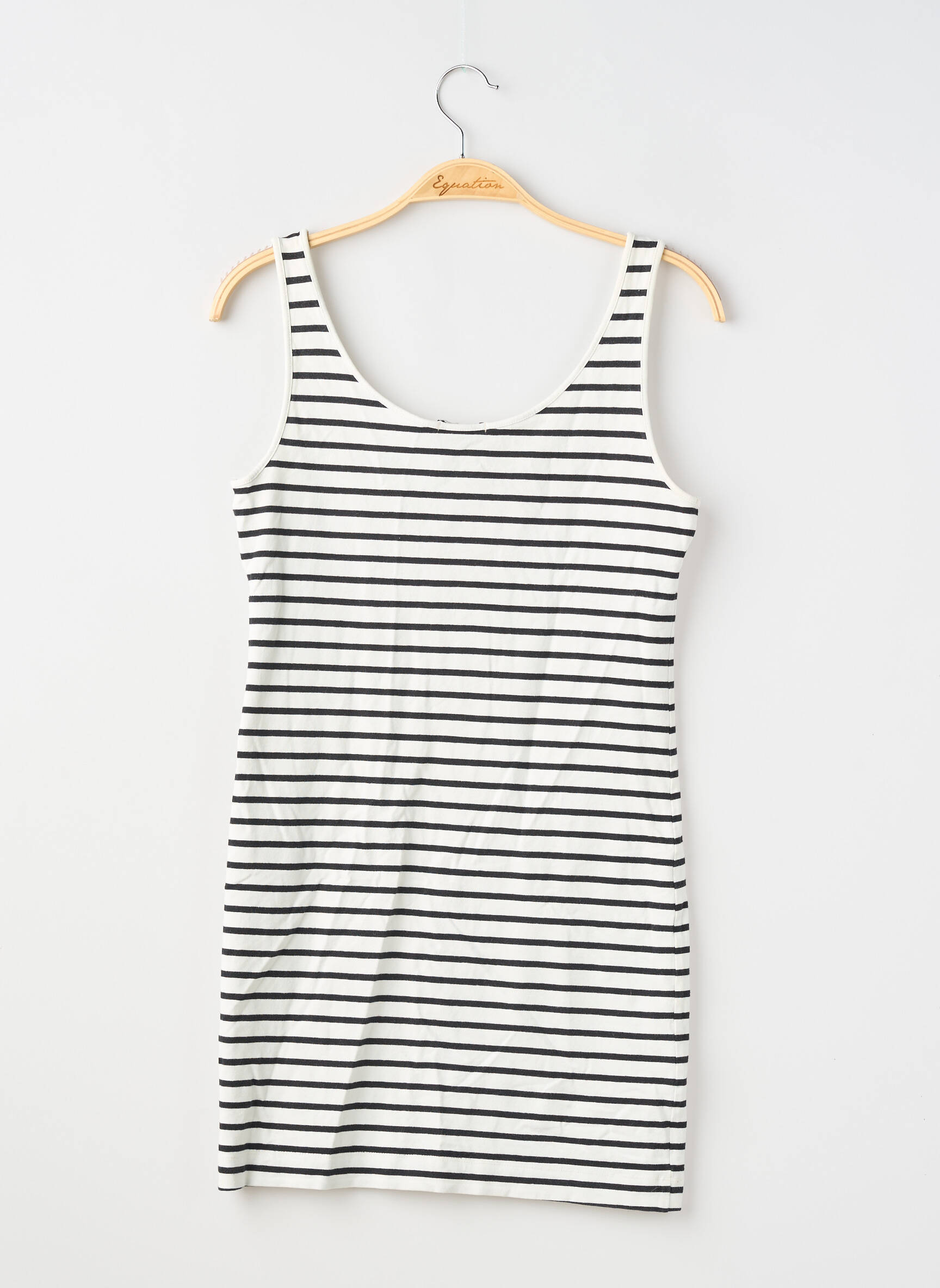 Viršūnė centrinė iškirptė plonos dirželiai baltas H&M moteris