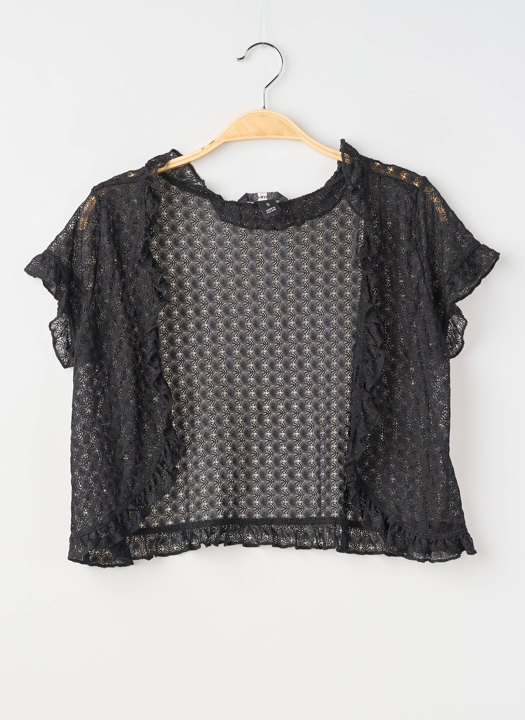 Bolero trumpas rankovės juodas H&M moteris