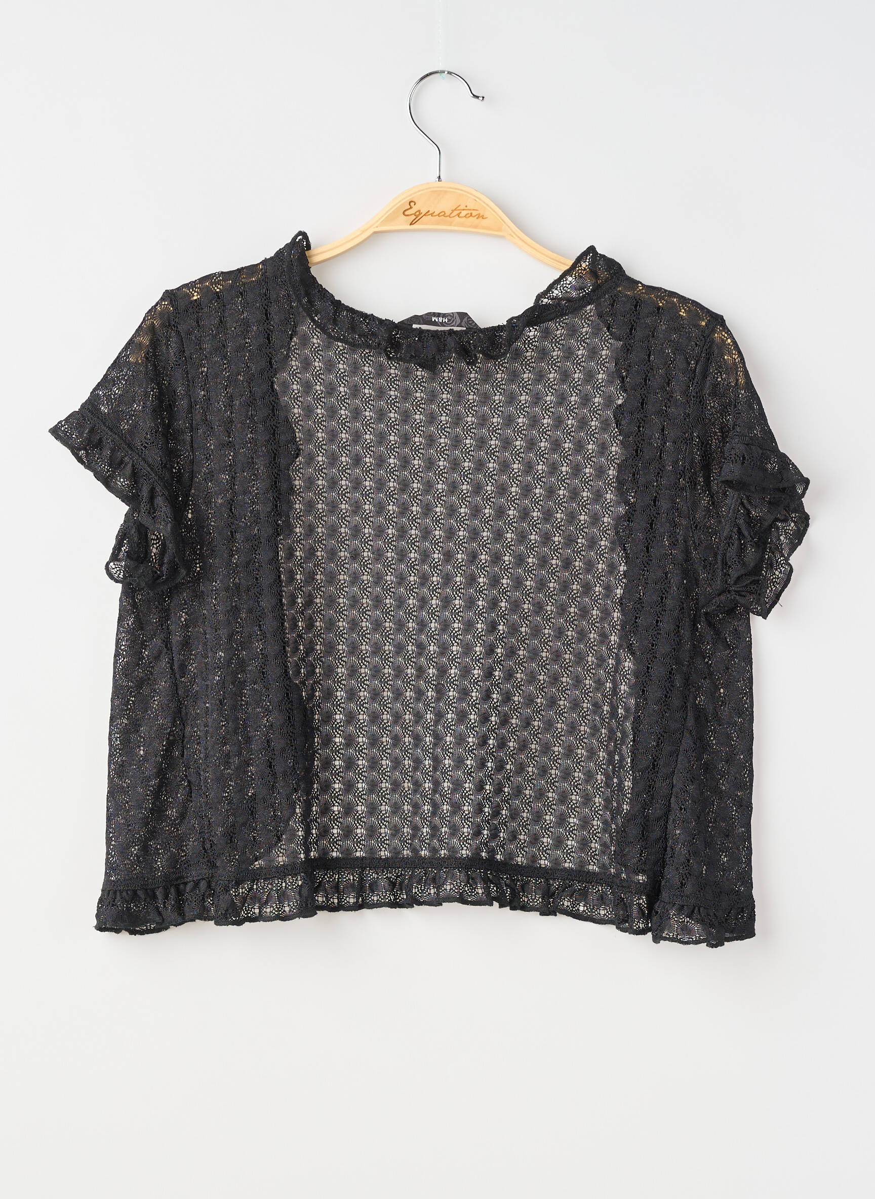 Bolero trumpas rankovės juodas H&M moteris