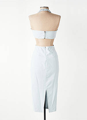 Pusilgių suknelė be rankų be rankų pilka FASHION NOVA moteris