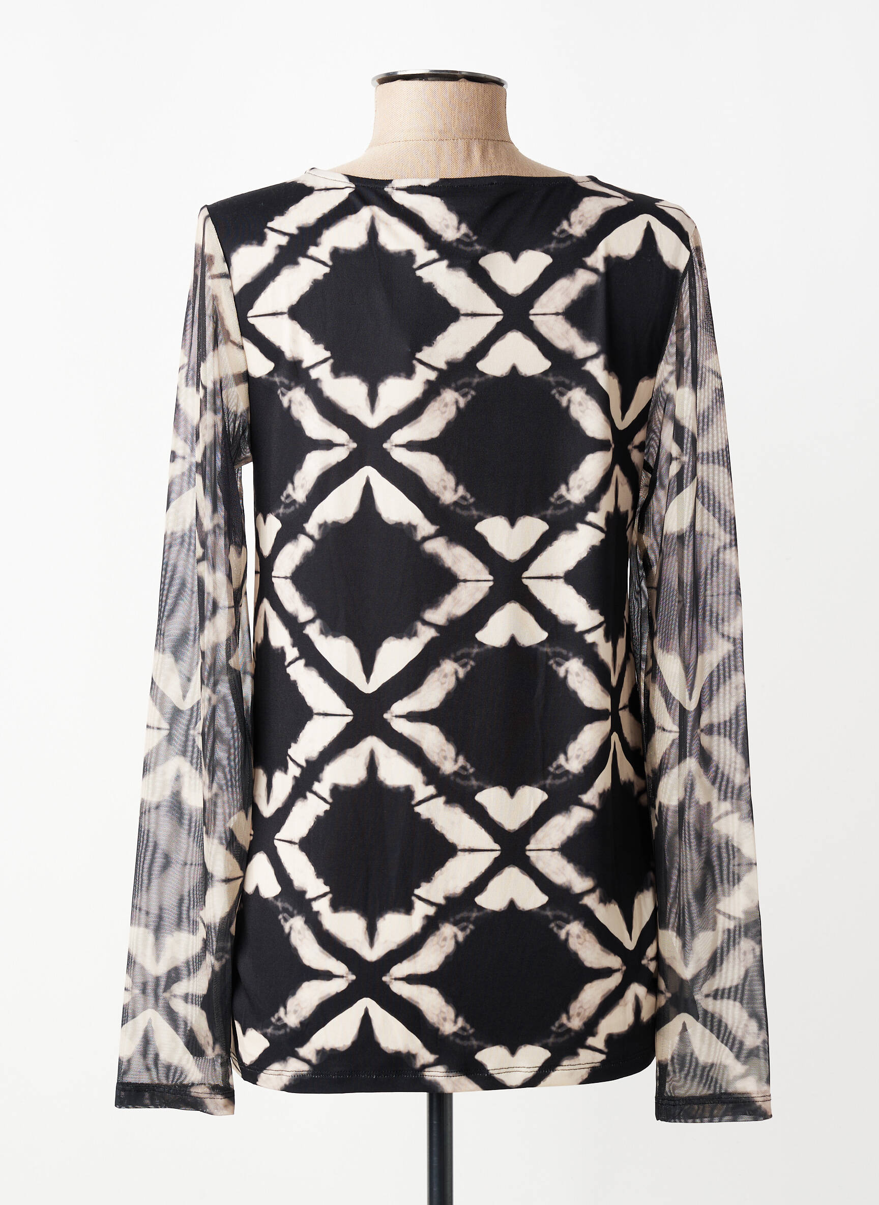 Viršūnė ilgos rankovės ilgos rankovės juodas KOZAN moteris