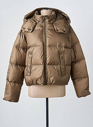 Pūkinė striukė ilgos rankovės su gobtuvu rudas MPC (MA PETITE CAPSULE) moteris