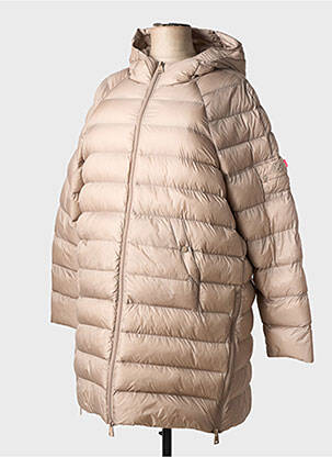 Pūkinė striukė ilgos rankovės su gobtuvu rudas MPC (MA PETITE CAPSULE) moteris